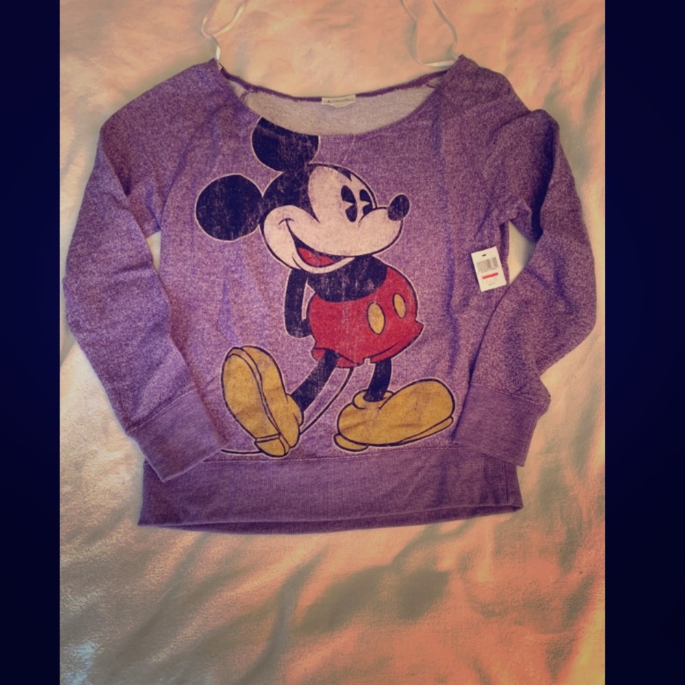 Disney Parks Women’s Mickey Mouse Sweatshirt - Picture 1 of 4